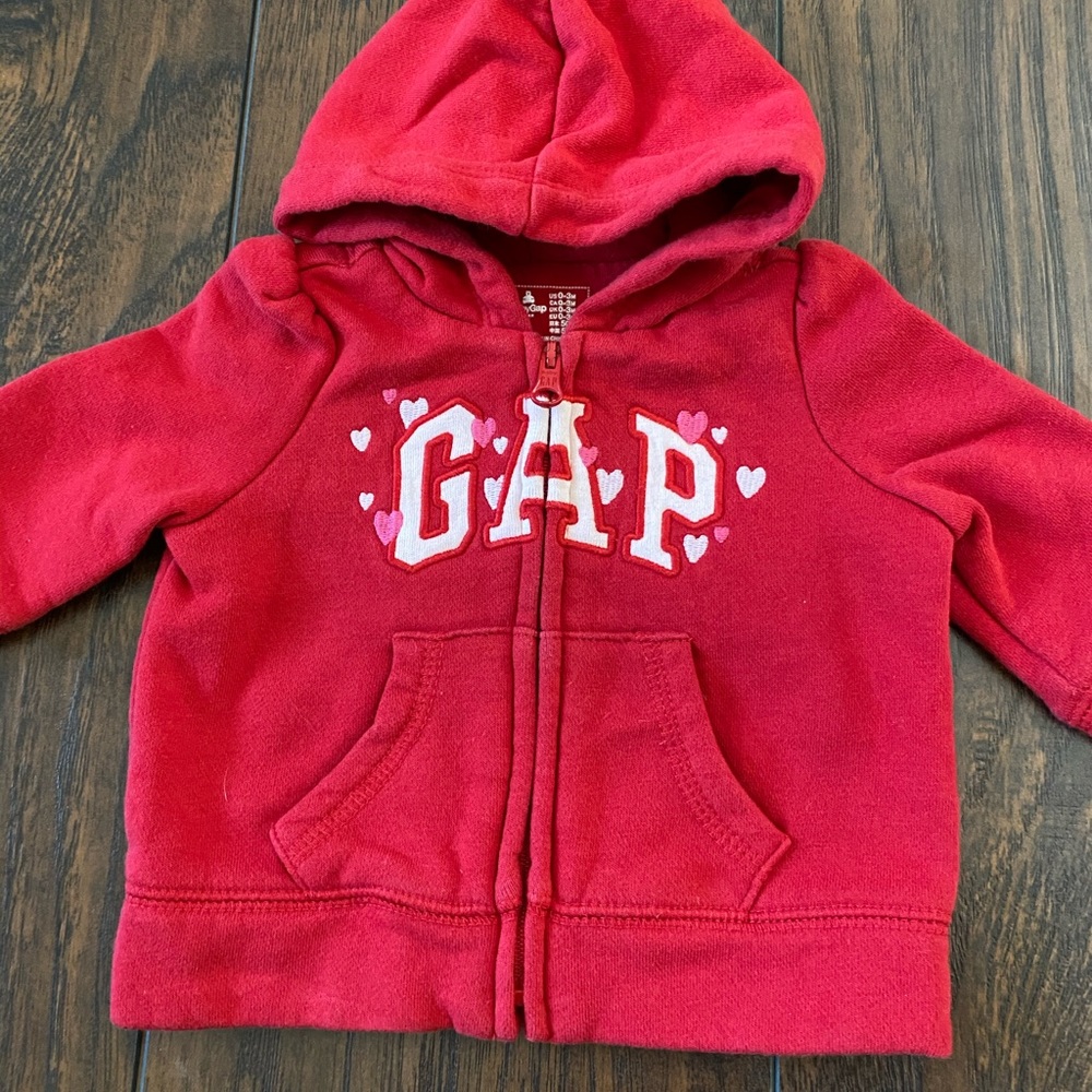 Gap Baby Girls Zip-Up Hoodie